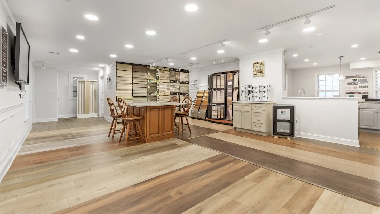 View of S&A Design center with large selection of designs to choose from